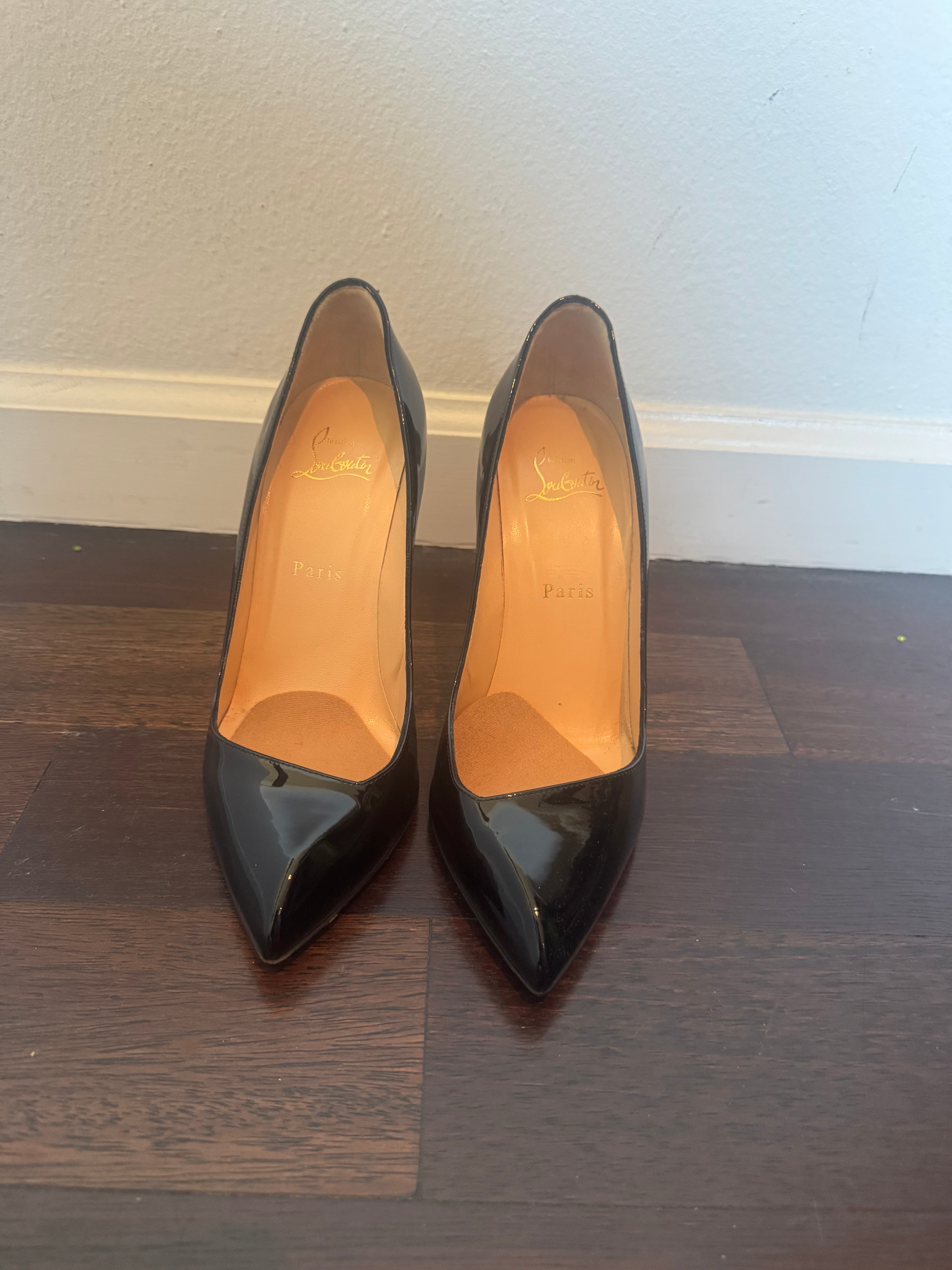 Black Patent Leather Heels