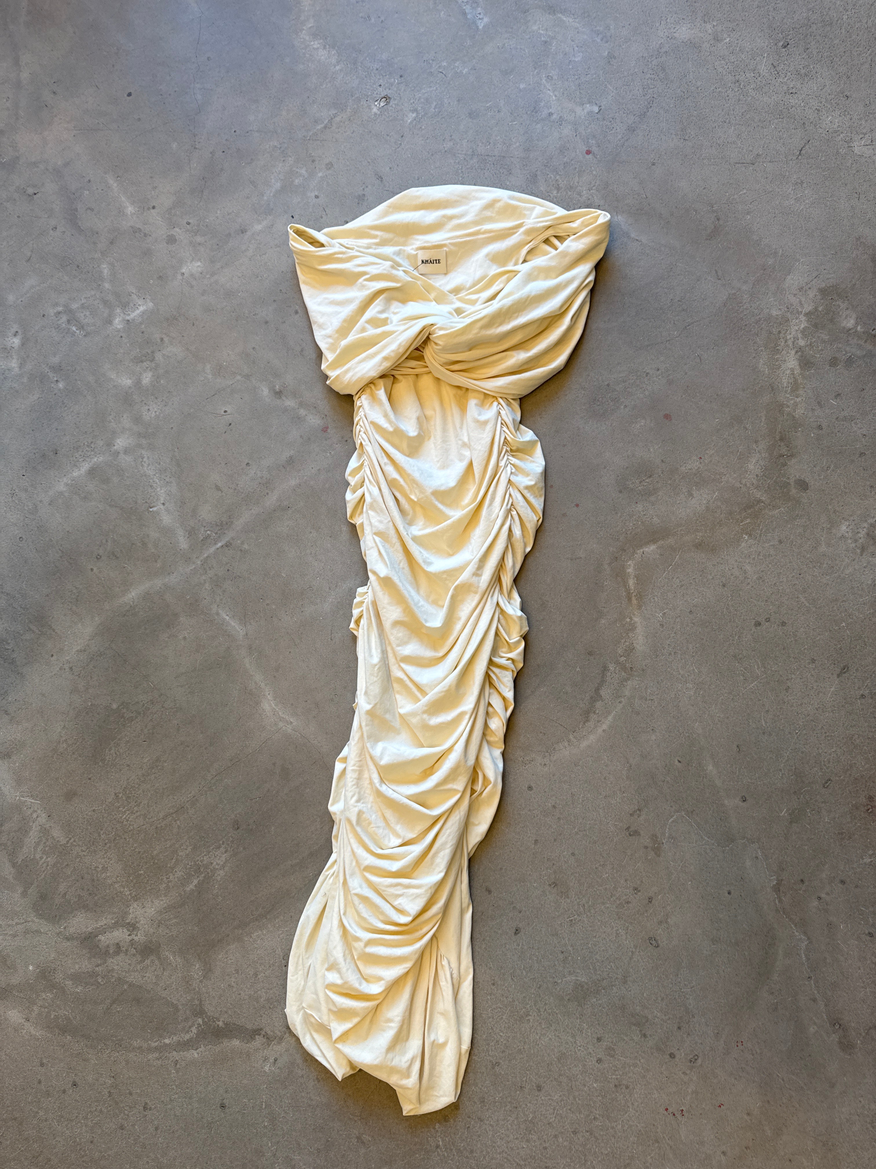 Rushed Cream Dress