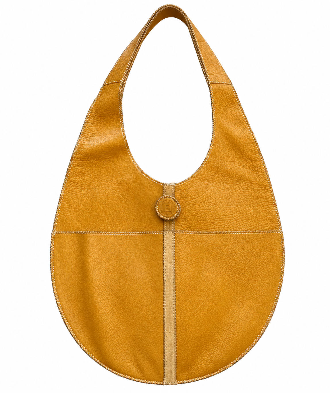 Vintage Selleria pebbled leather hobo bag