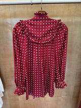 Silk Polka Dot Set