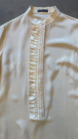 Cream Silk tunic