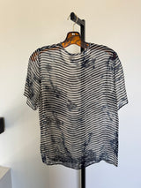 Stripe Chiffon Top