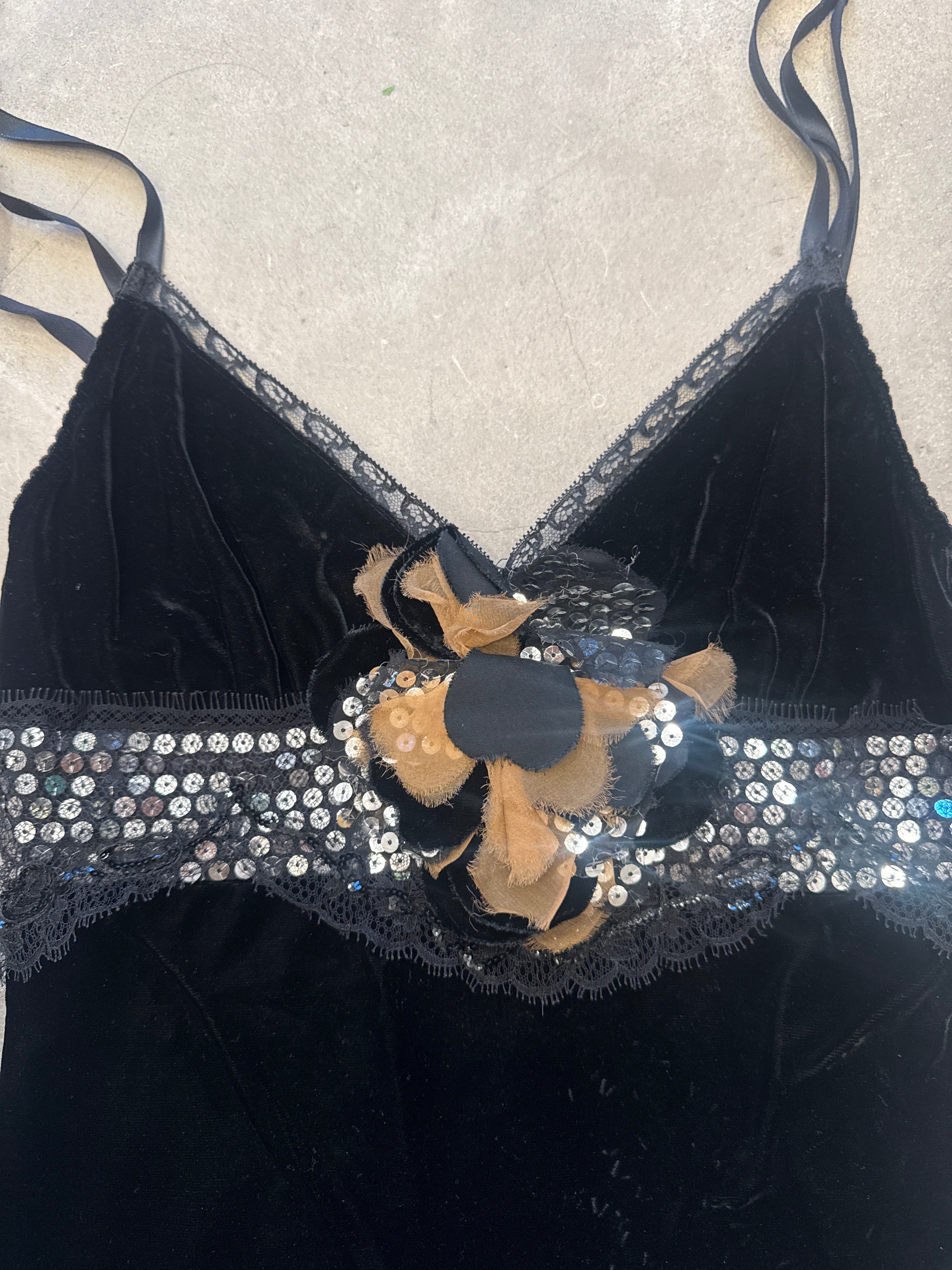 Velvet Embellished Top