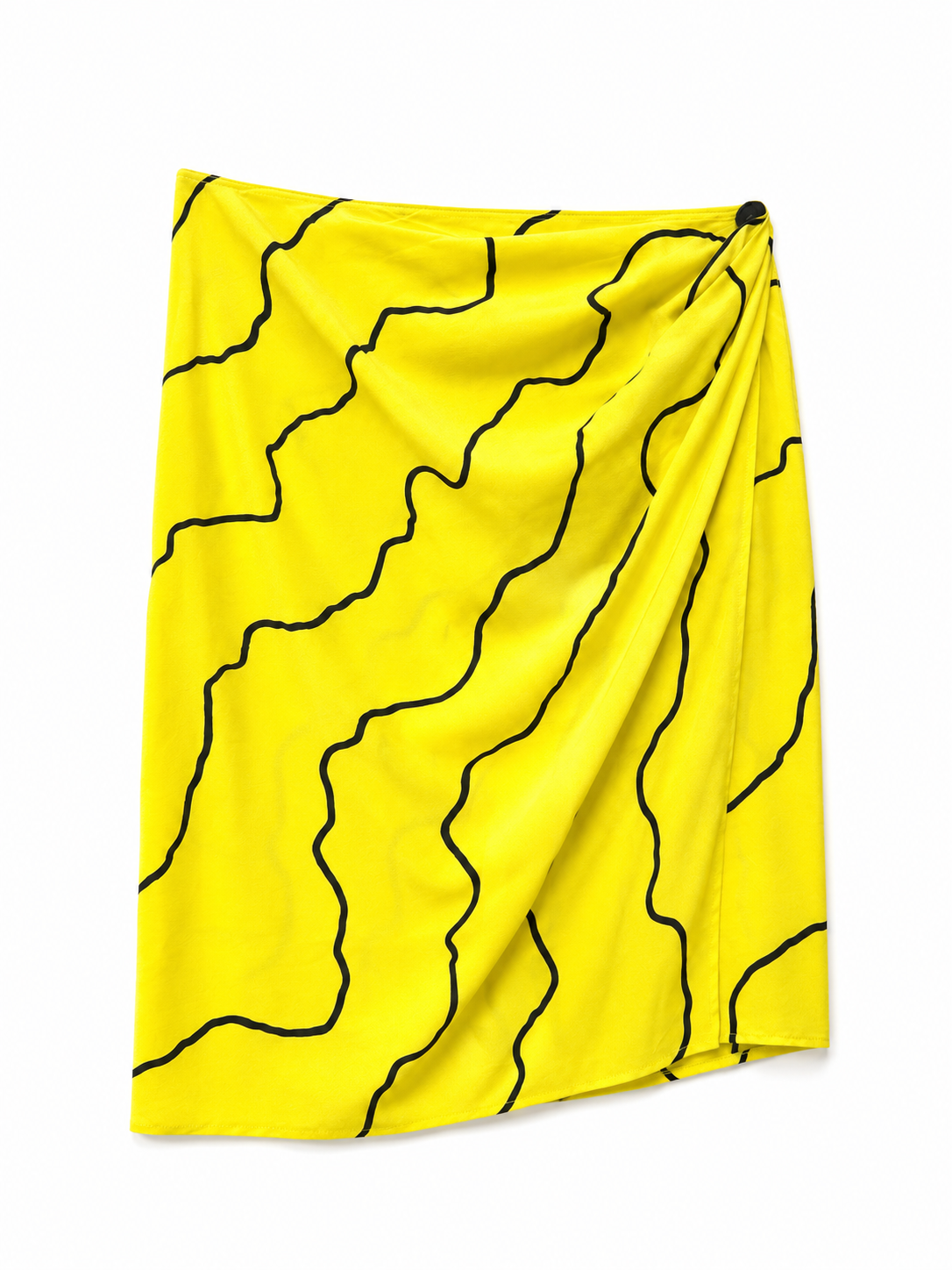 Vintage Silk Wrap Skirt