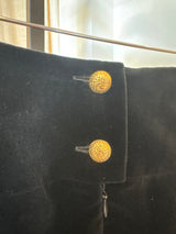 Vintage Velvet Skirt with chain detail