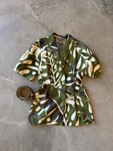 Leaf Print Jacket