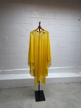Yellow Chiffon Cape