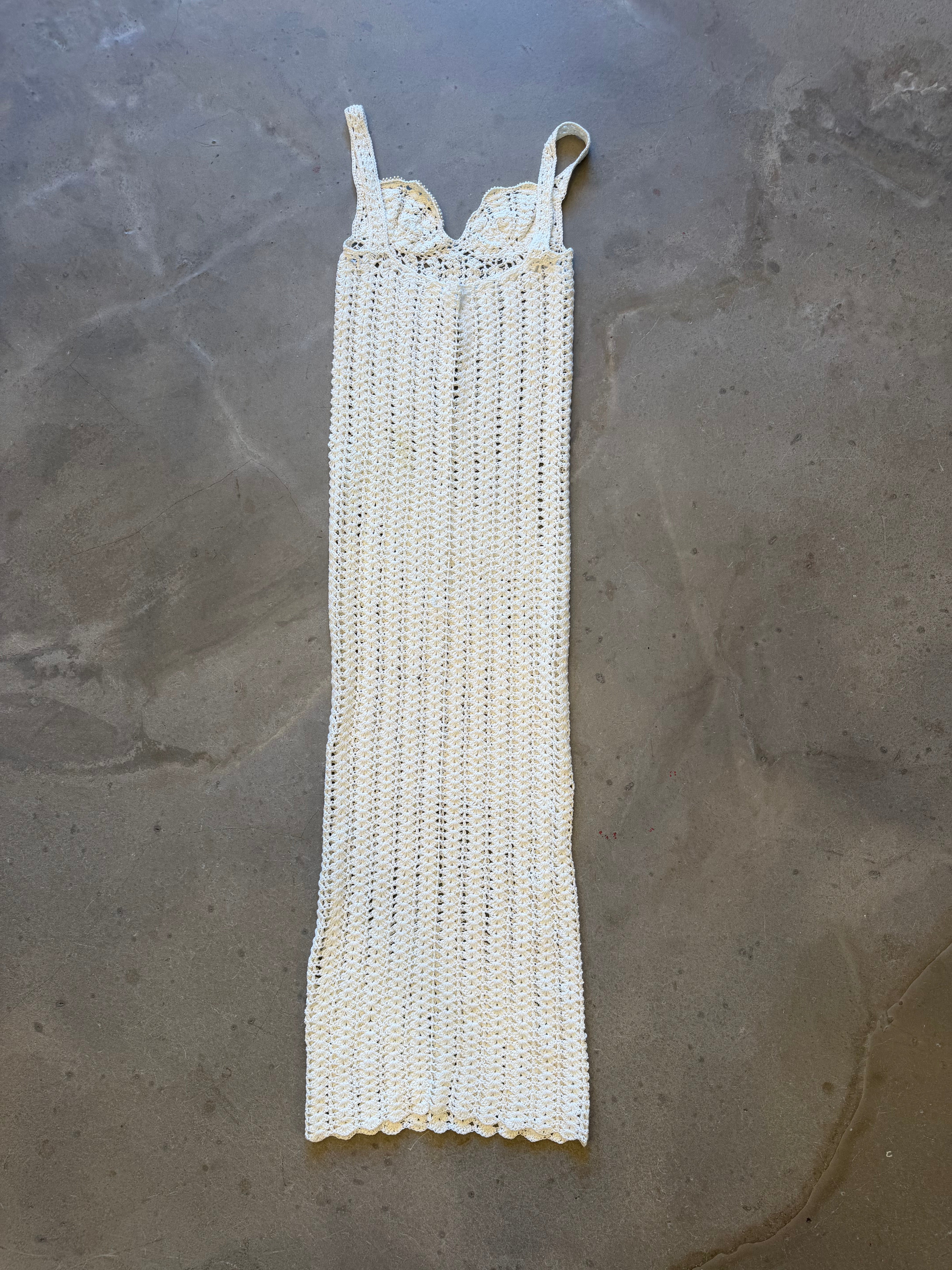 Knit and Beaded Vintage Shell Dress