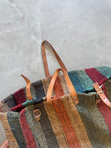 Striped Woven Bag