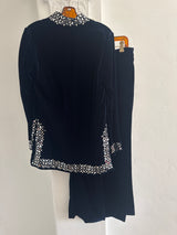 Two Piece Velvet Tunic and Pant