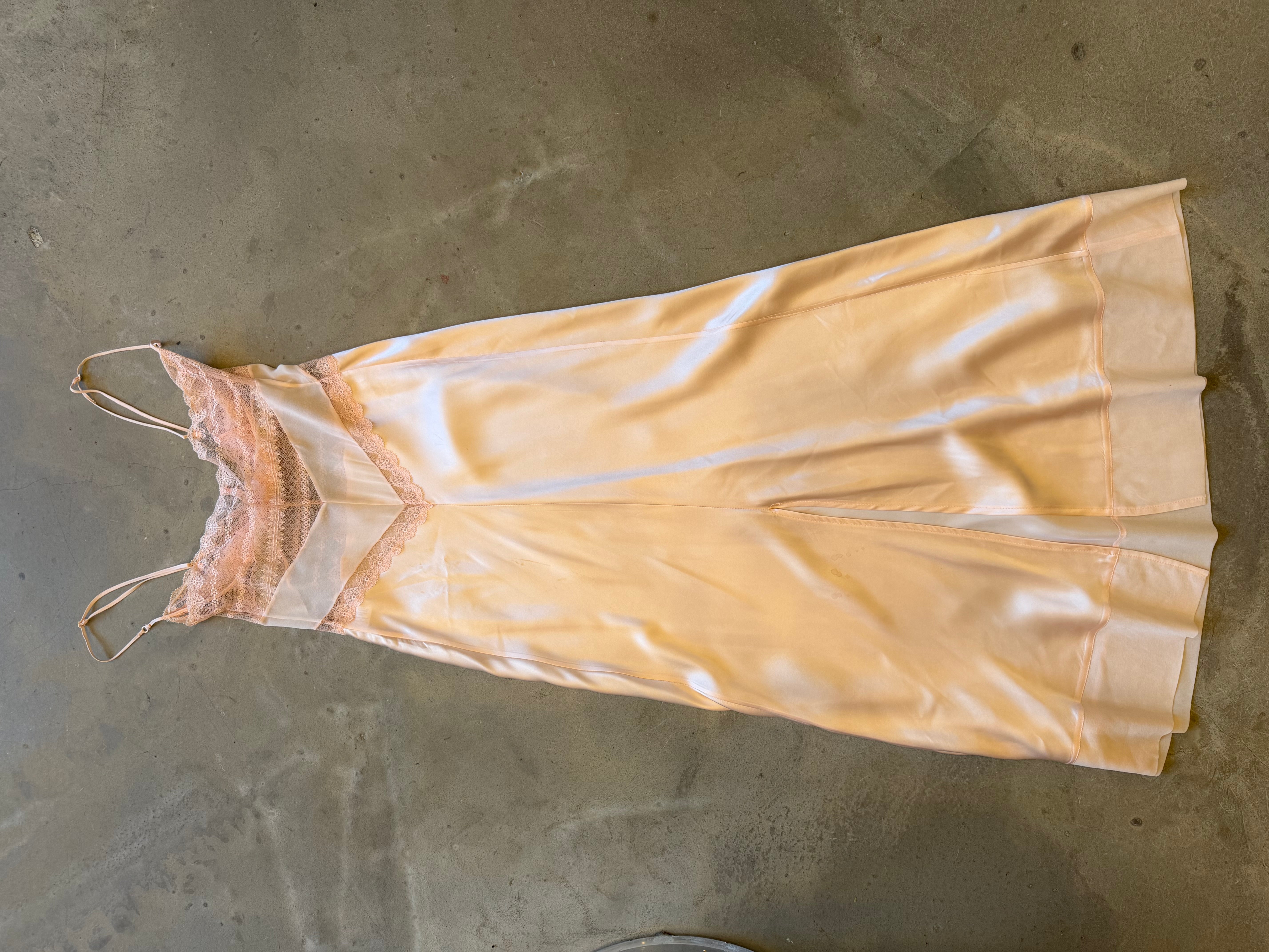 Silk and Lace Vintage Dress