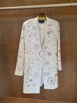 SS16 Crystal Embellished Coat