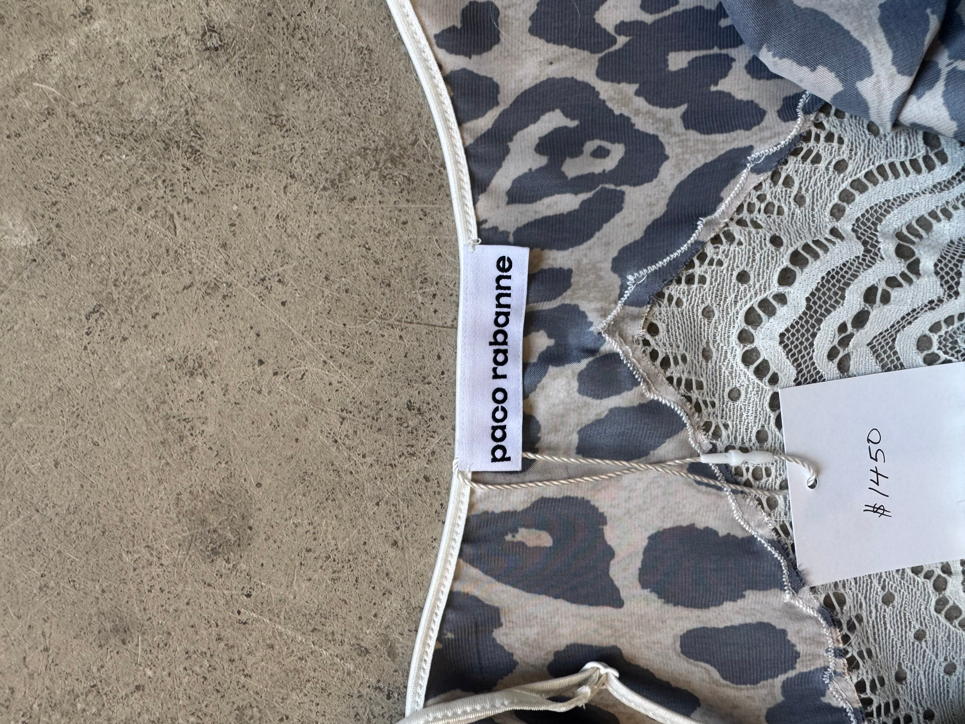 Leopard and Chiffon Dress