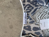 Leopard and Chiffon Dress