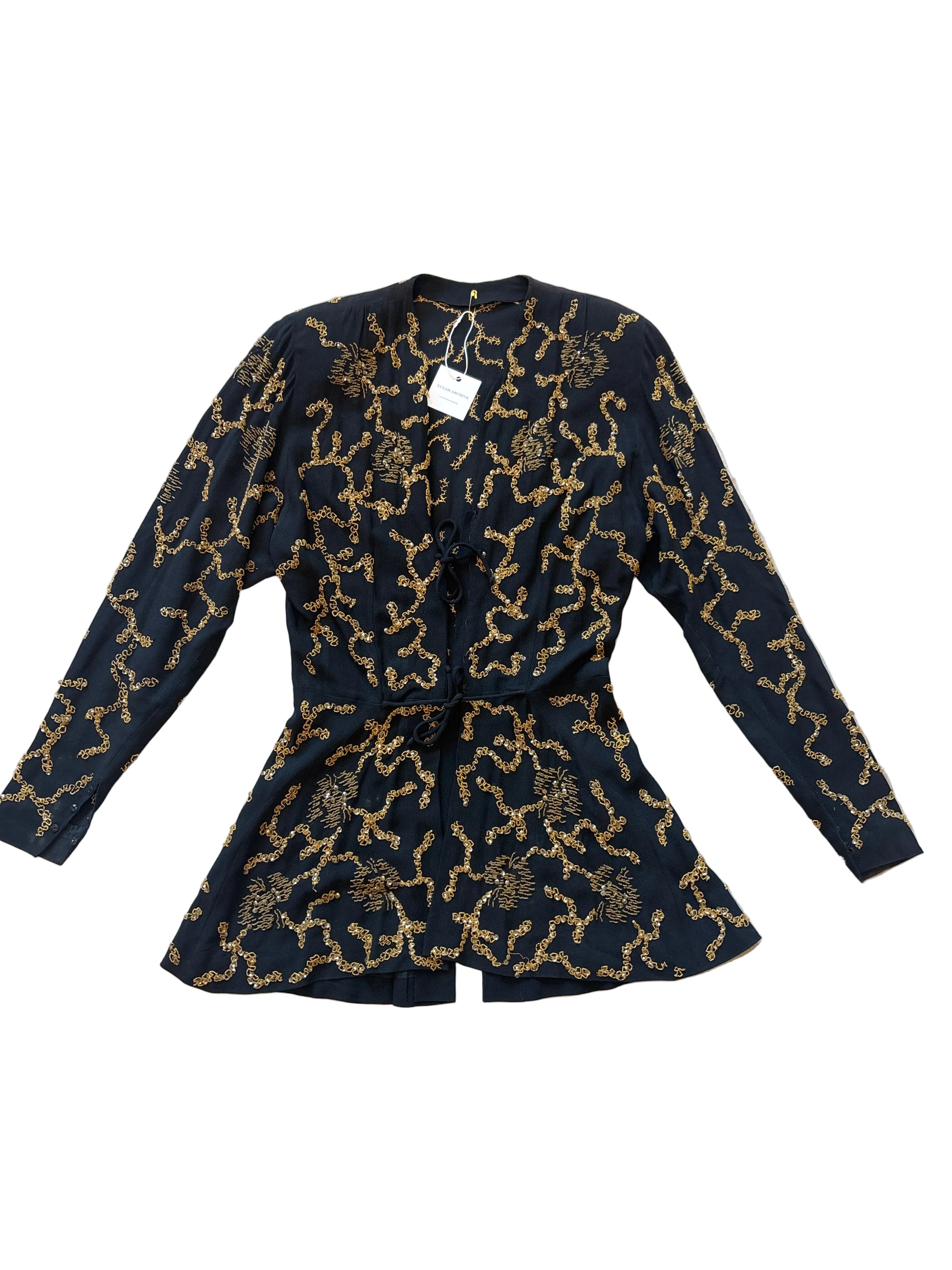 Vintage Beaded Jacket Dress