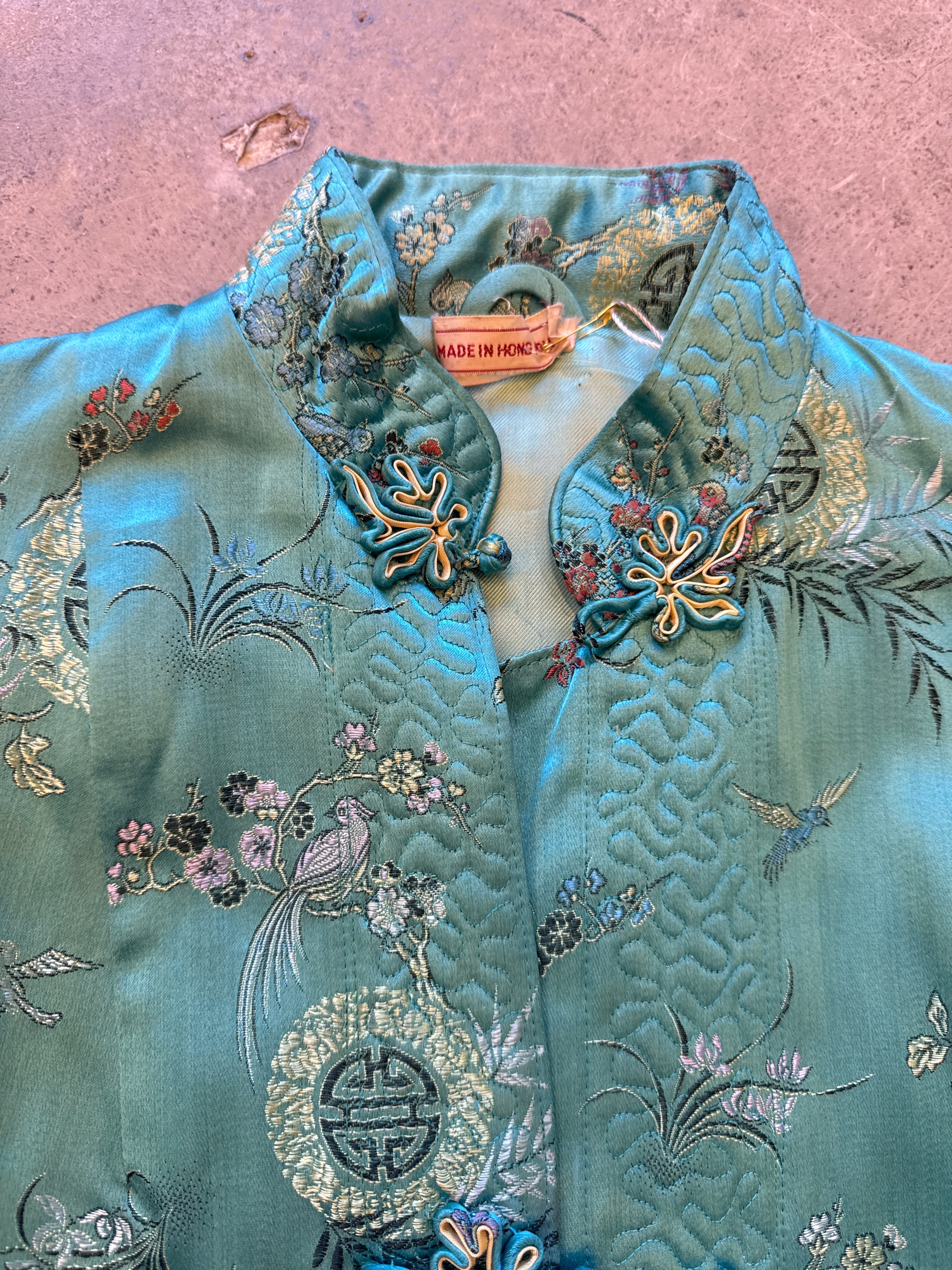 Embroidered Blue Kimono