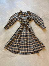 Plaid Midi Dress