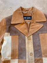 Suede Patchwork Vintage Jacket
