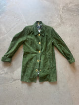Vintage Green Suede Jacket