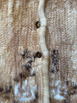 Knit Fox Fur Jacket
