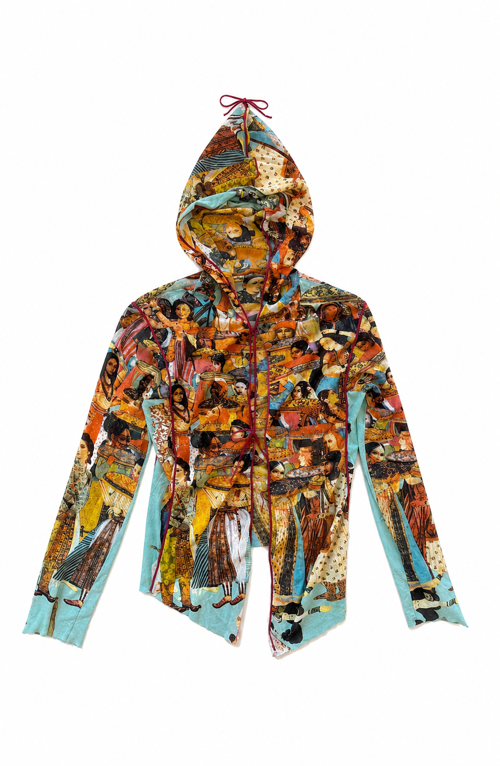 Vintage 2003 Mesh Hooded Top