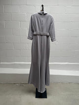 Grey Dress with Beading