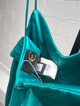 Blue Silk Cavalli Dress