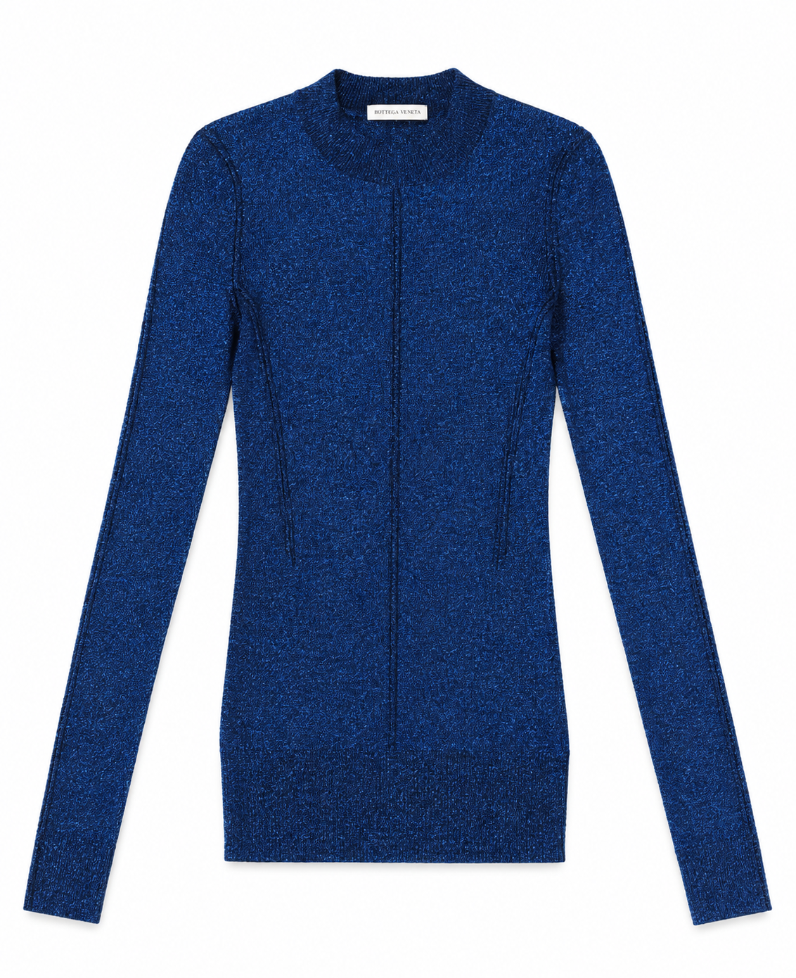 Blue Metallic Knit