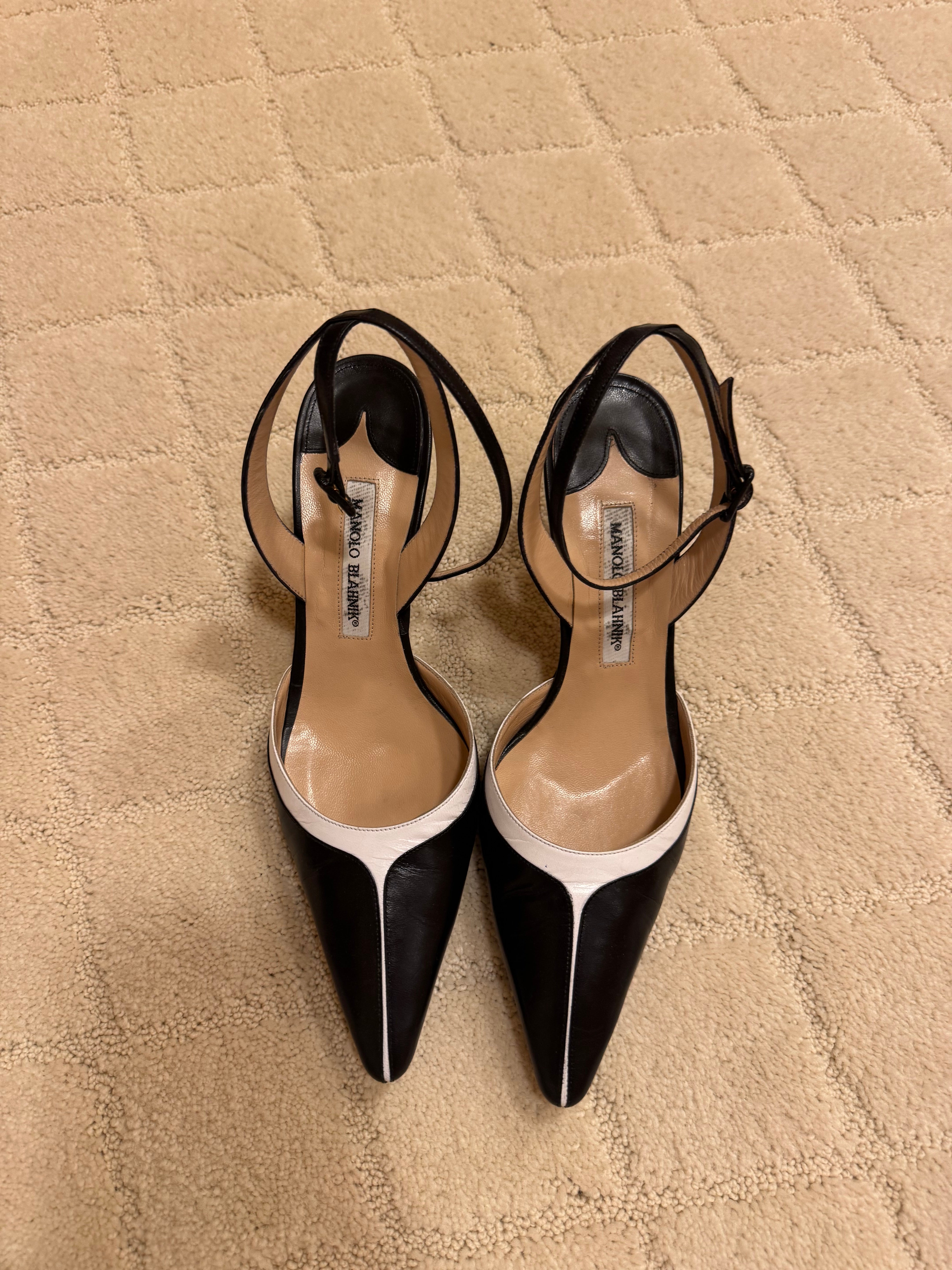 Black and White Heels