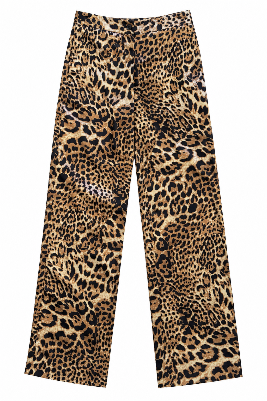 Leopard Silk Pants