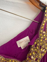 Fucshia One Shoulder  Caftan