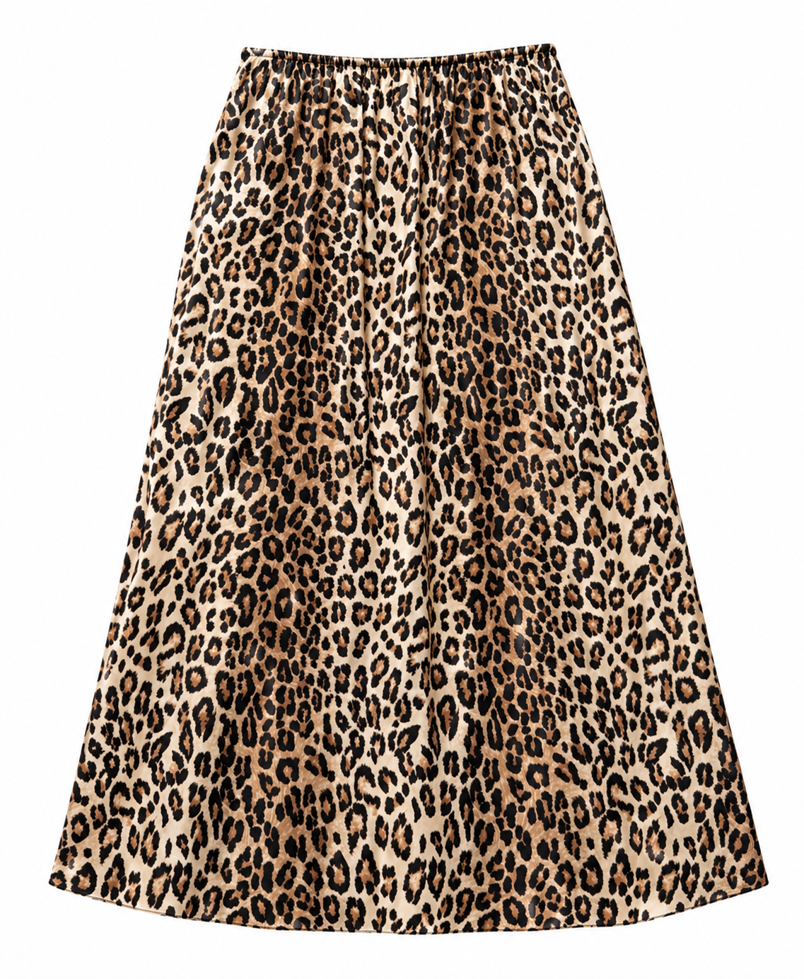 Cheetah silk Slip Skirt