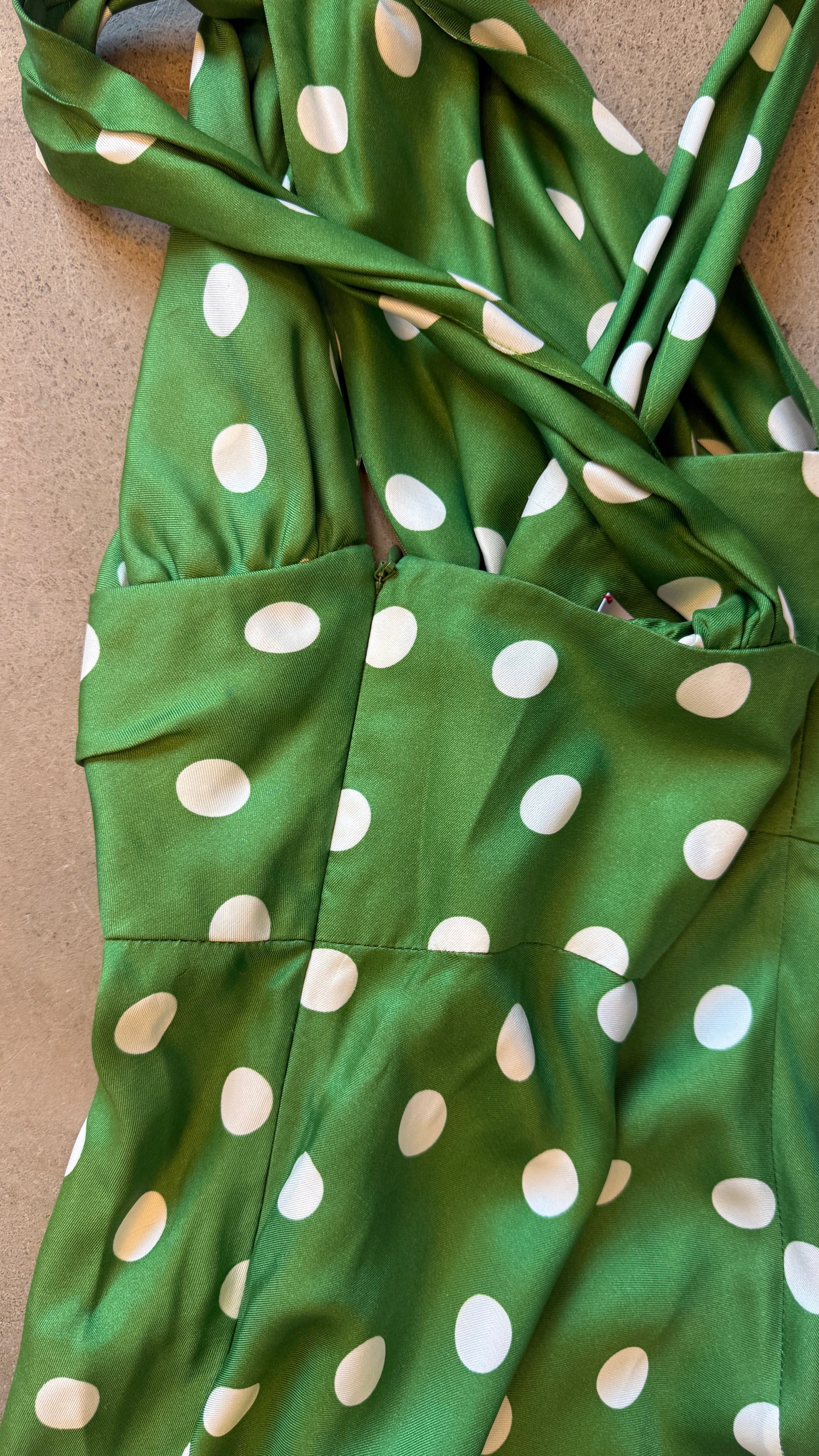 Green Polka Dot Dress
