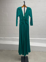 Seafoam Green Gown with Crystal Bow