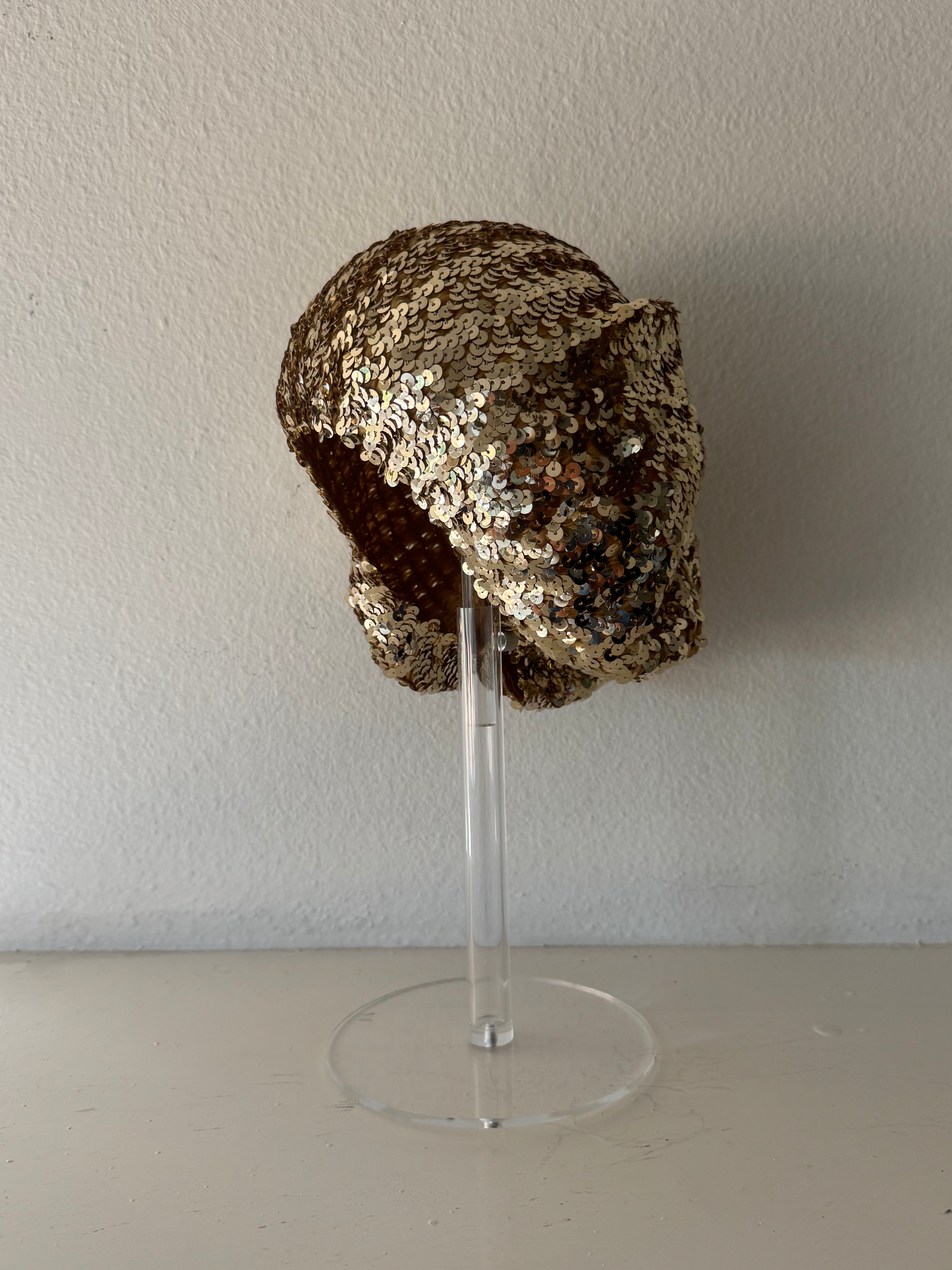 Gold Sequins Beret