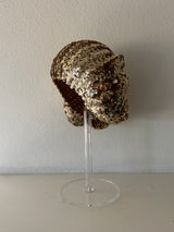 Gold Sequins Beret