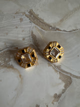 Gold Art Deco Clip On’s