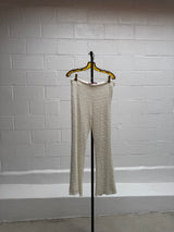 Beaded White Pants