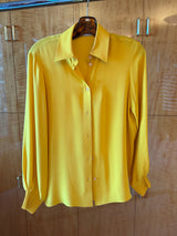 Yellow Silk Shirt