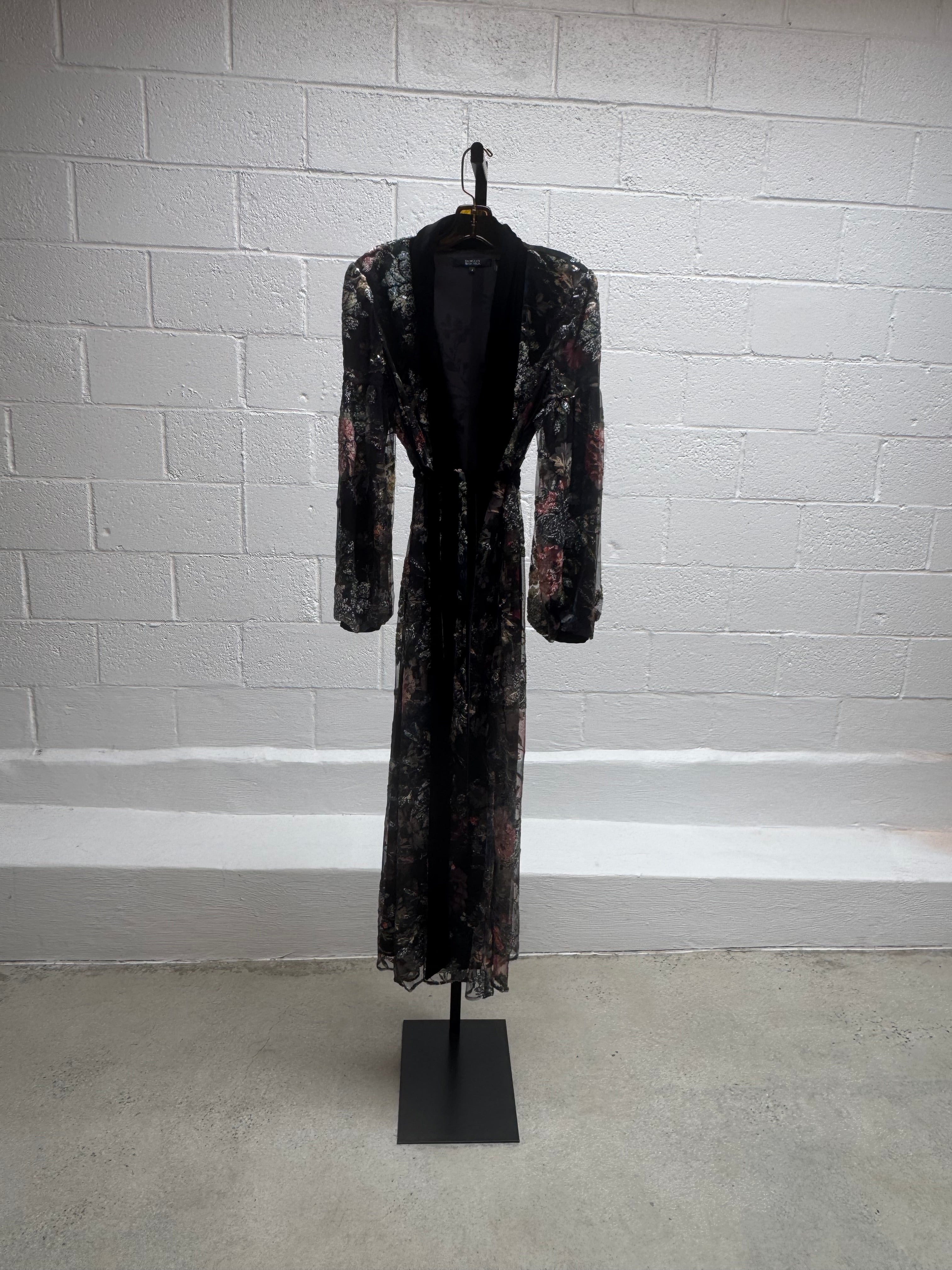 Velvet & Floral sequins Robe