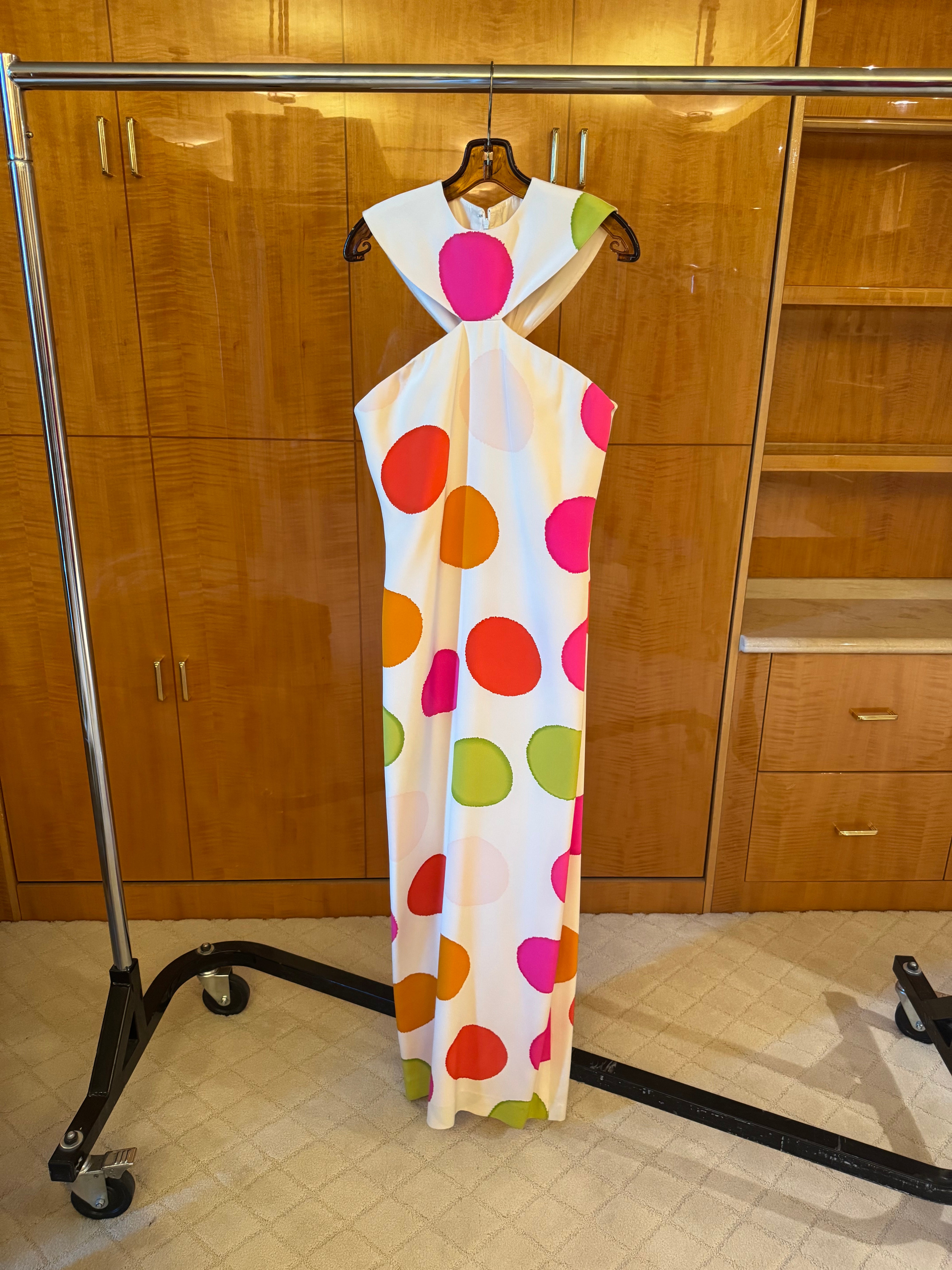 Large Dot Silk Dress Spring 1994