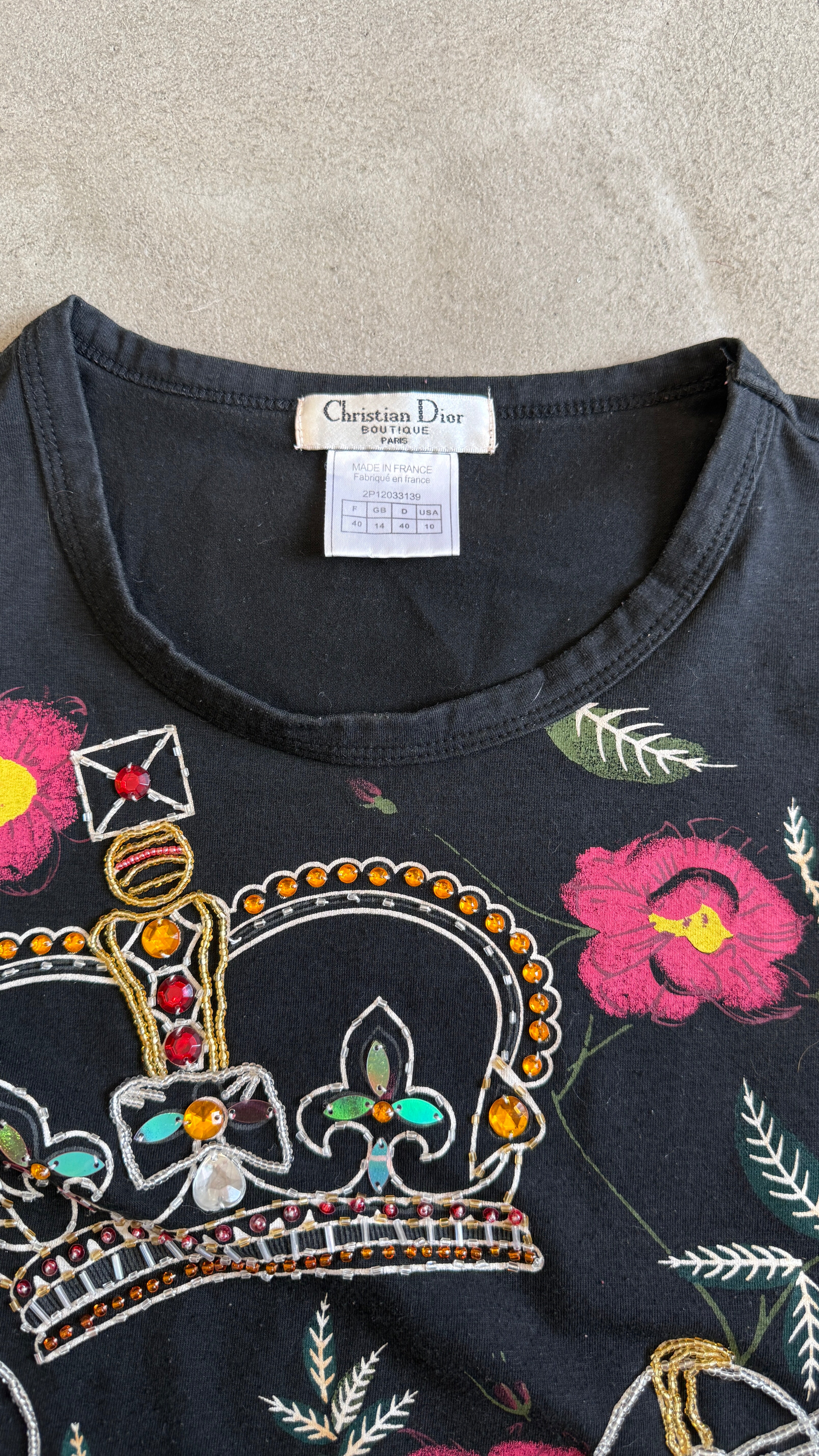 Vintage Black Crown T-shirt