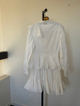 White Ruffle Dress