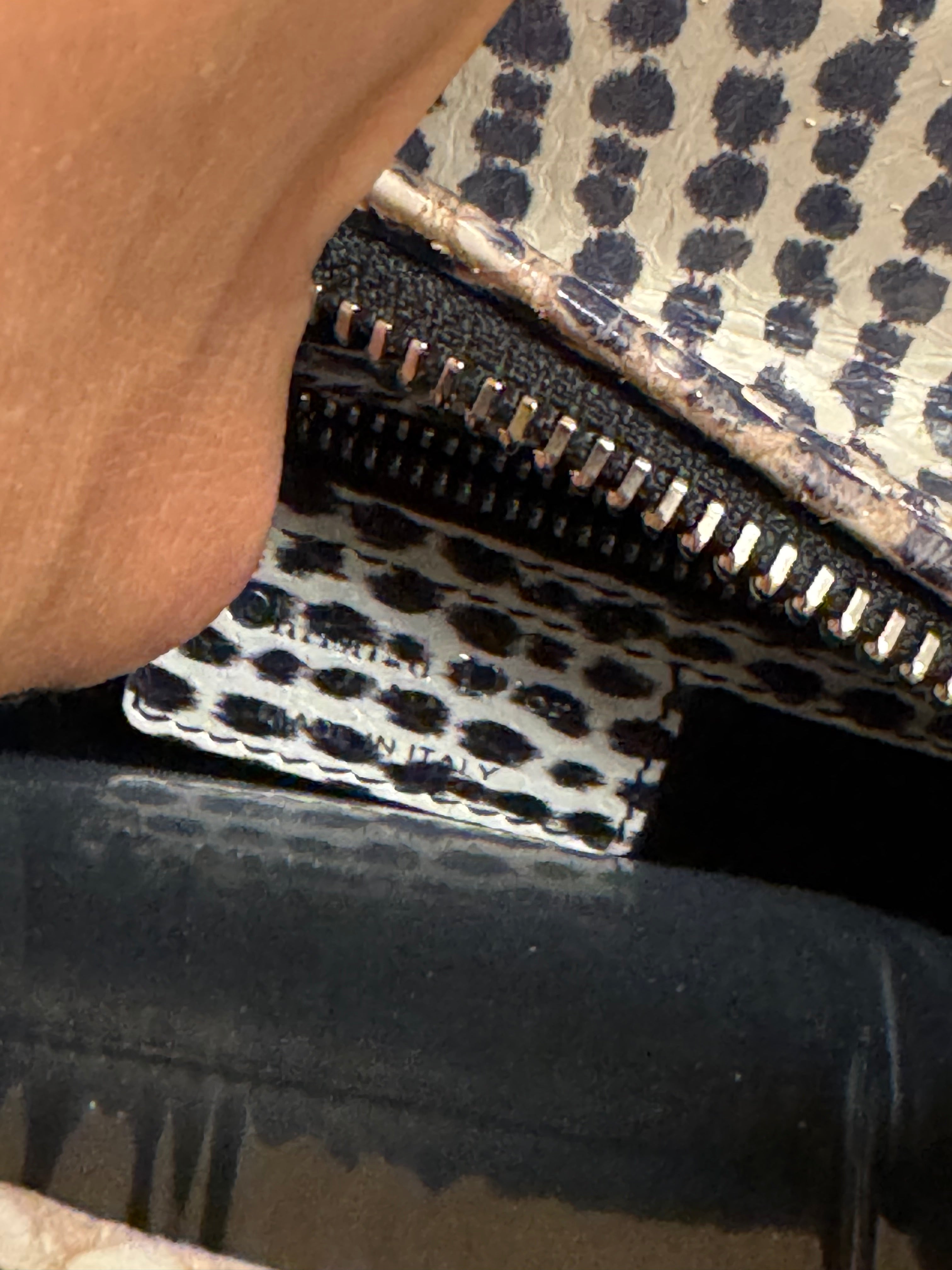 Lady Dior in Woven Bamboo and Water Snake
