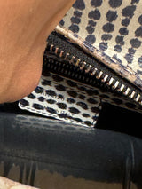 Lady Dior in Woven Bamboo and Water Snake