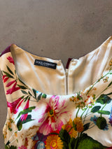 Silk Floral Printed Dress
