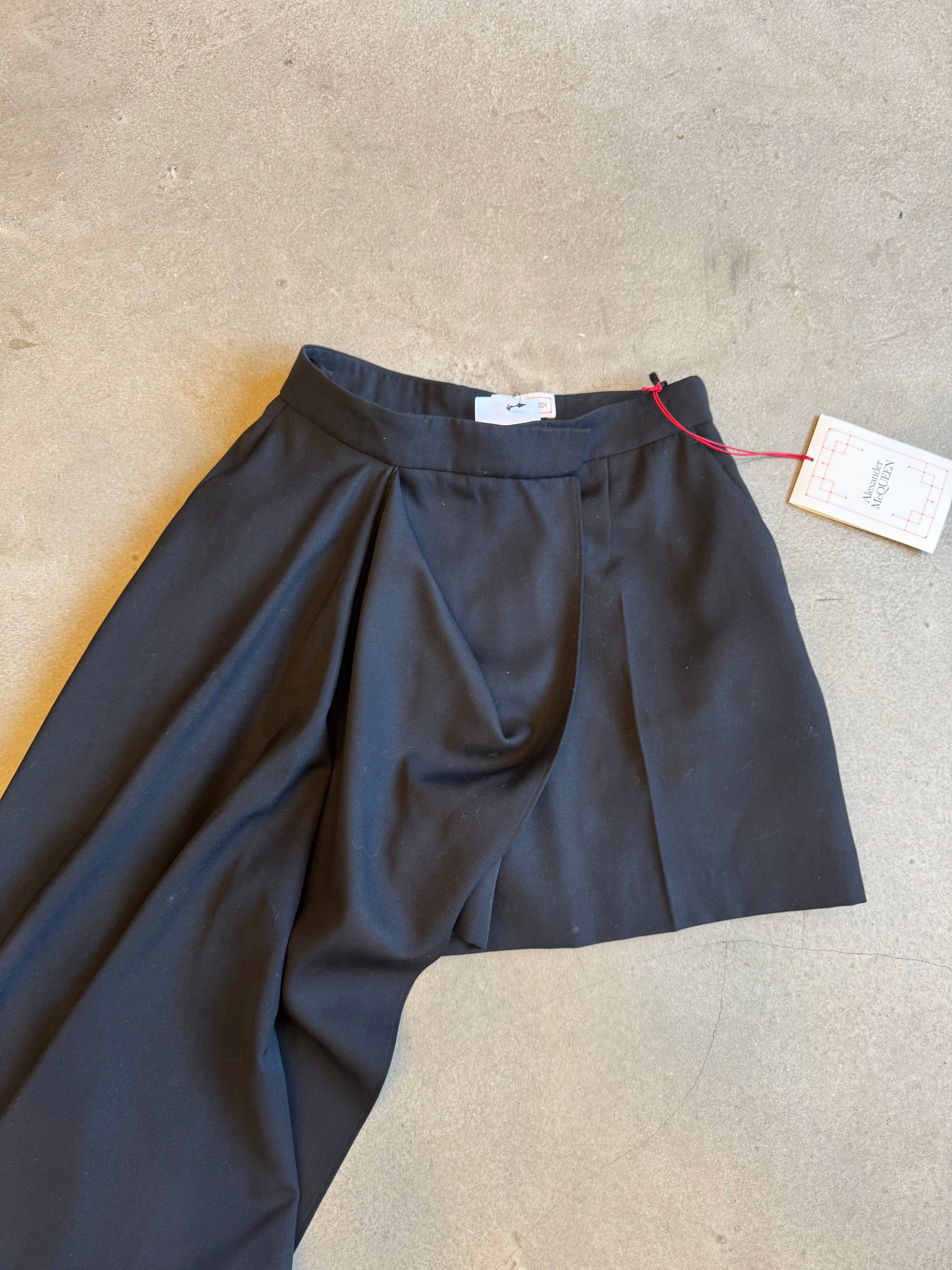 Pleated High Low Short/Skirt