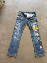 Floral Embroidered Denim 2003