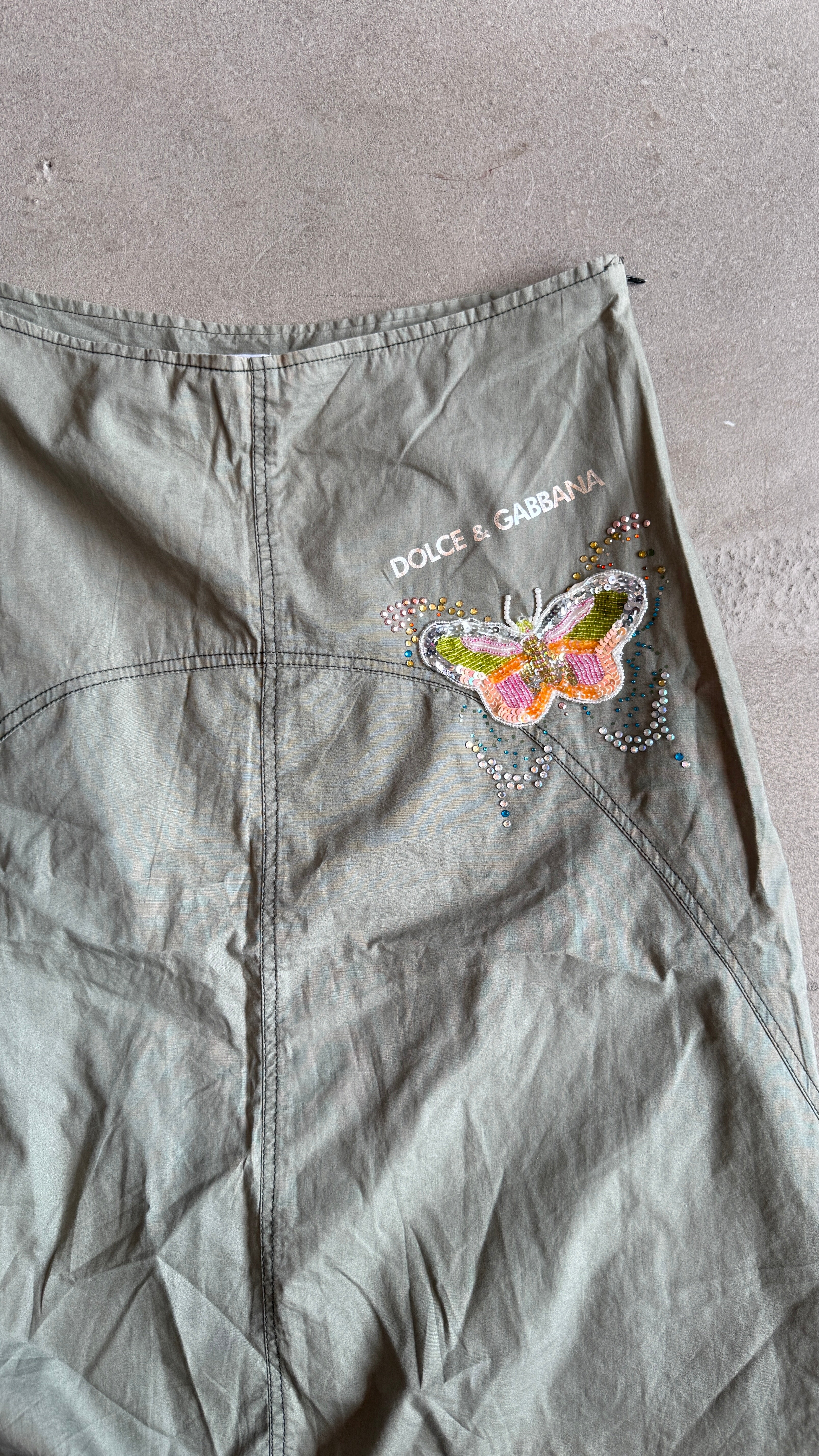 Sage Butterfly Skirt