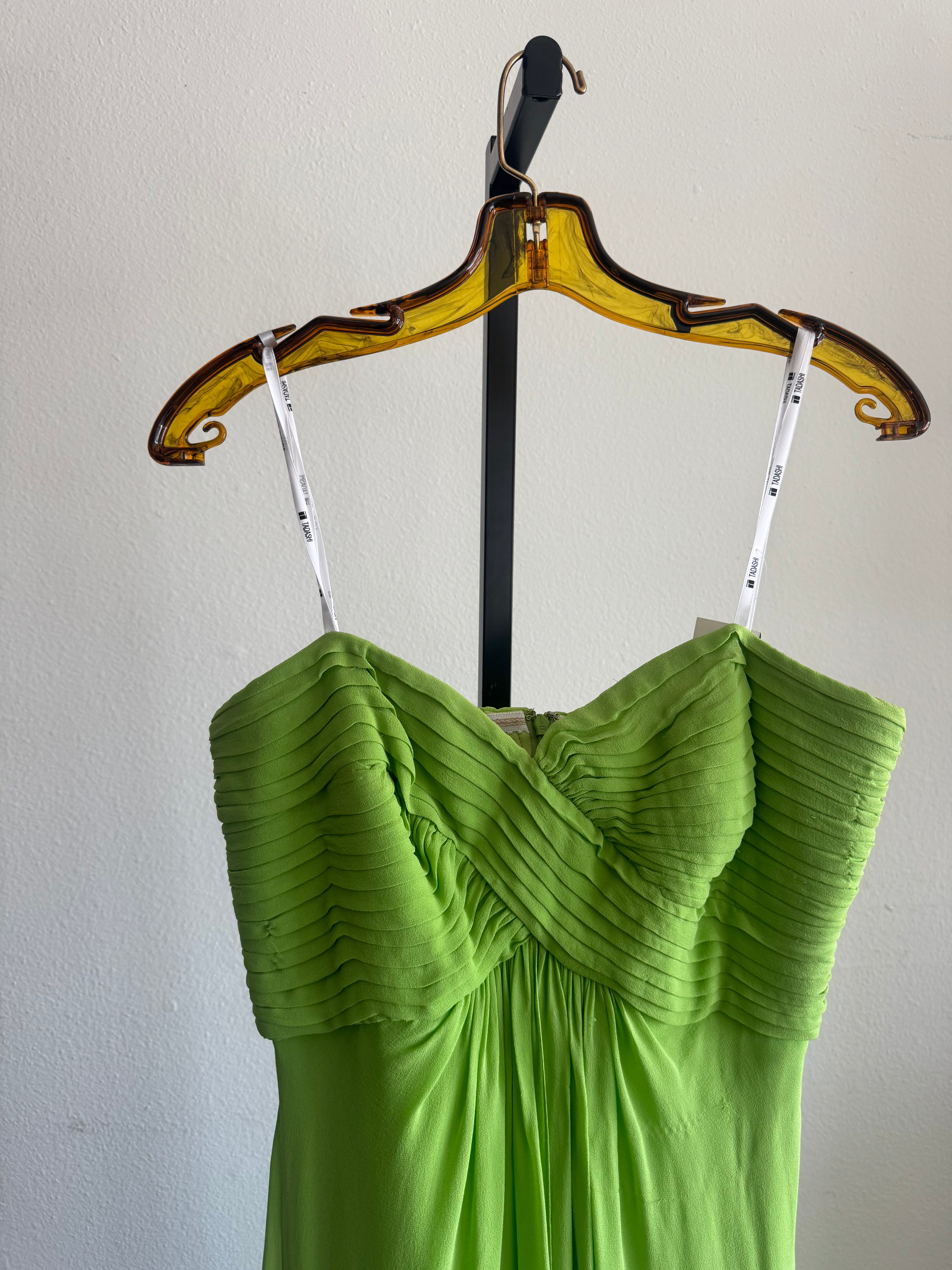 Green Strapless Dress